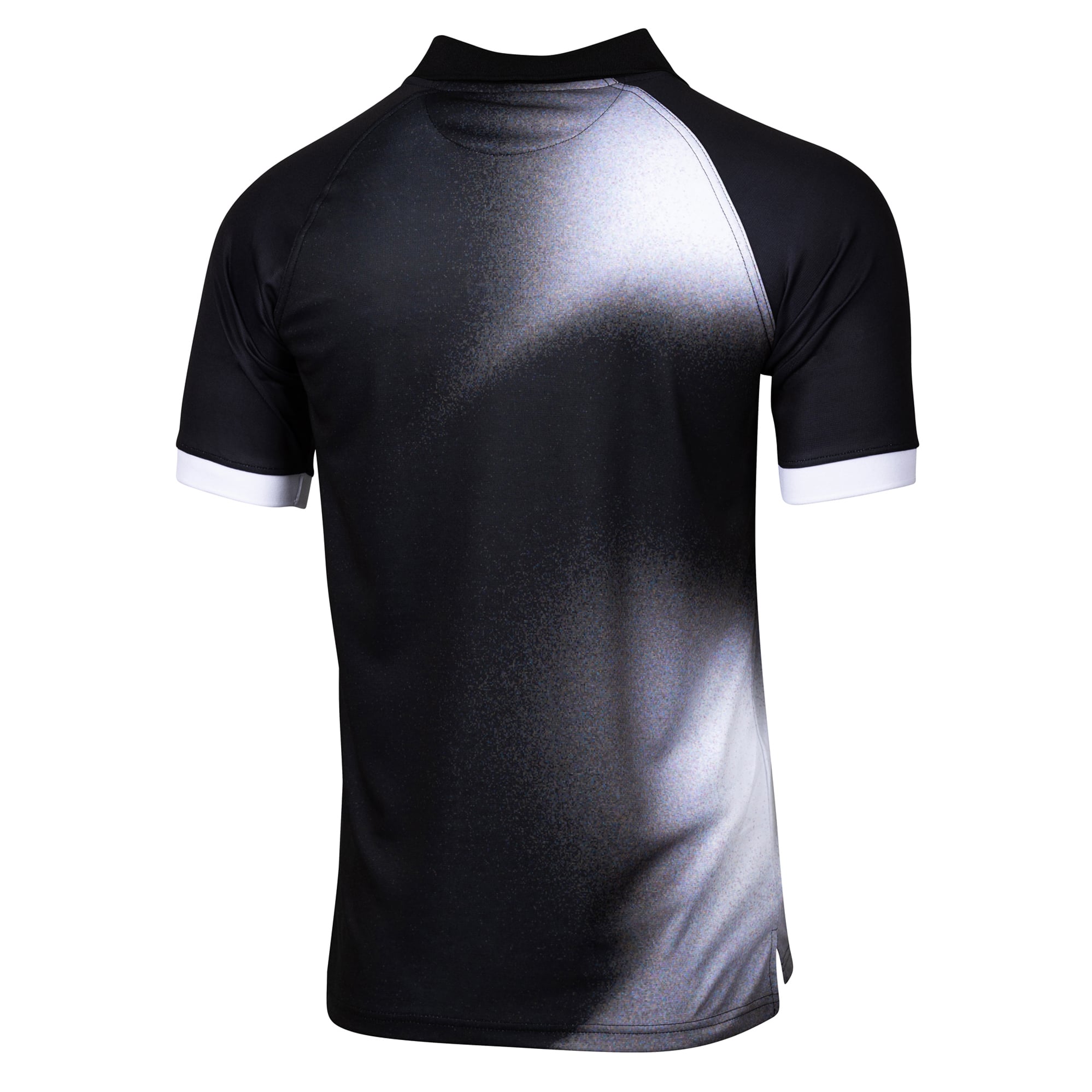 Polo de rallye sublimé noir Real Madrid pour homme, marque Sport Design Sweden.