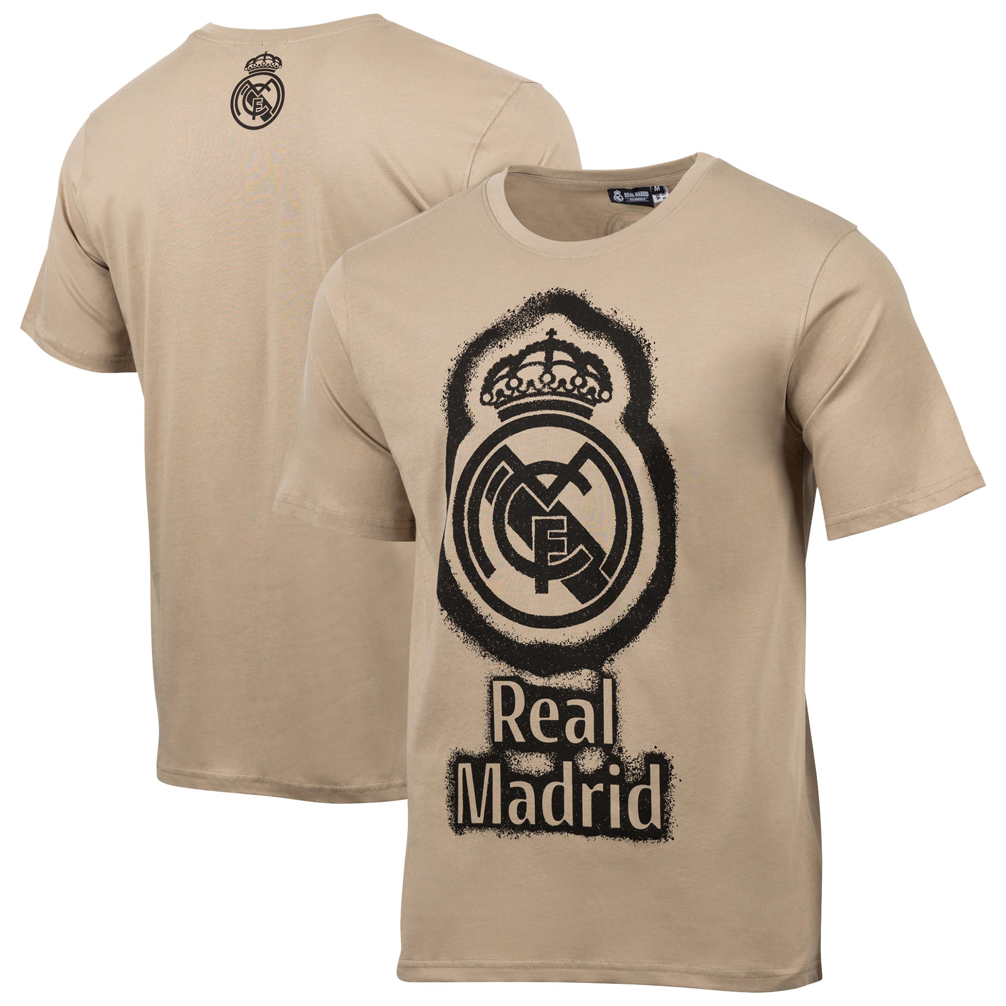 T-shirt décontracté kaki Real Madrid Blur de la marque Sport Design Sweden pour homme