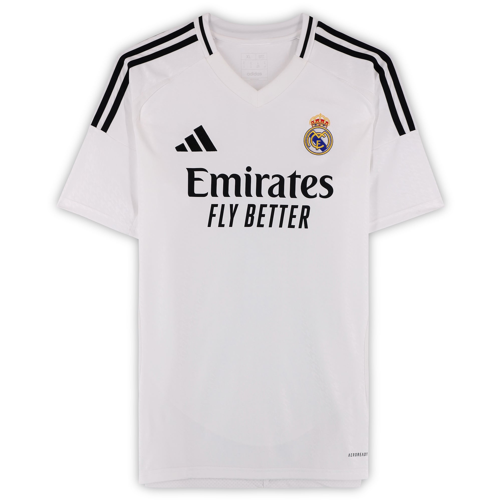 Raúl González Real Madrid Autographed adidas 2025-26 White Home Replica Jersey