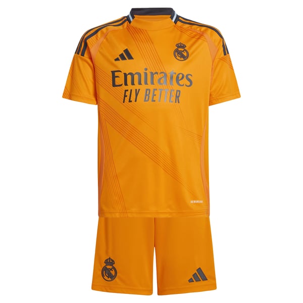 Ensemble Maillot Et Pantalon Real Madrid 24/25 Vini Jr. Enfant - Réplique Officielle Orange