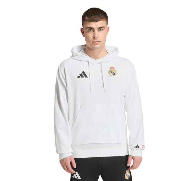Real Madrid Sweat Zippé Sweat à Capuche Real Madrid - Collection Officielle | Taille Adultes Et Enfants Hoodie Adidas