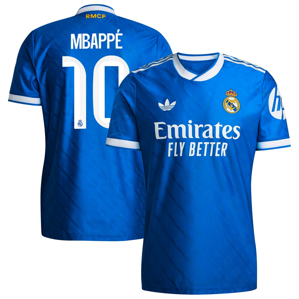 レアル・マドリード 25/26 サードユニフォーム Mbappé 10 プリント