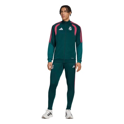 Real Madrid adidas Training Tracksuit - Dark Green