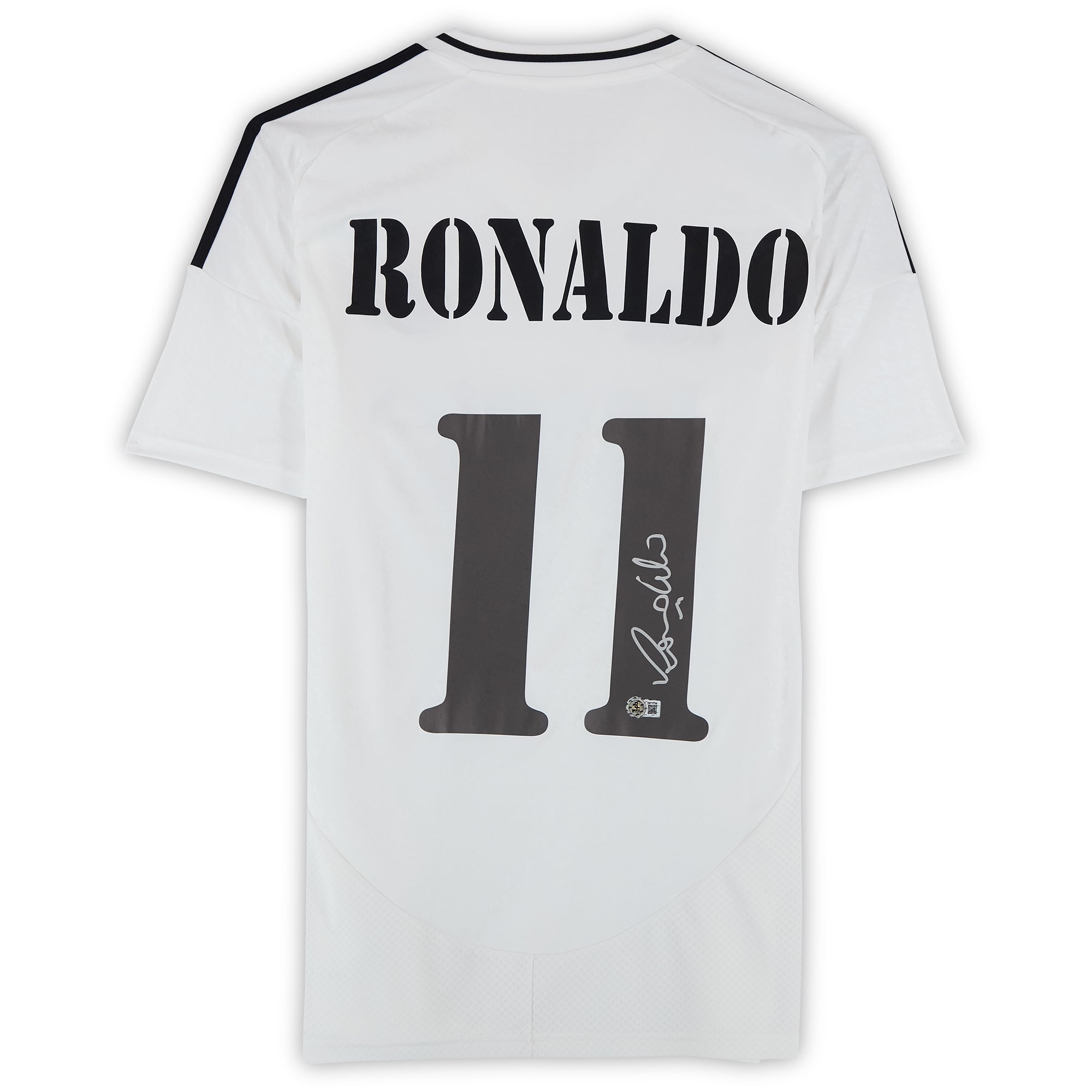 Ronaldo Nazario Real Madrid Autographed adidas 2025-26 White Home Replica Jersey