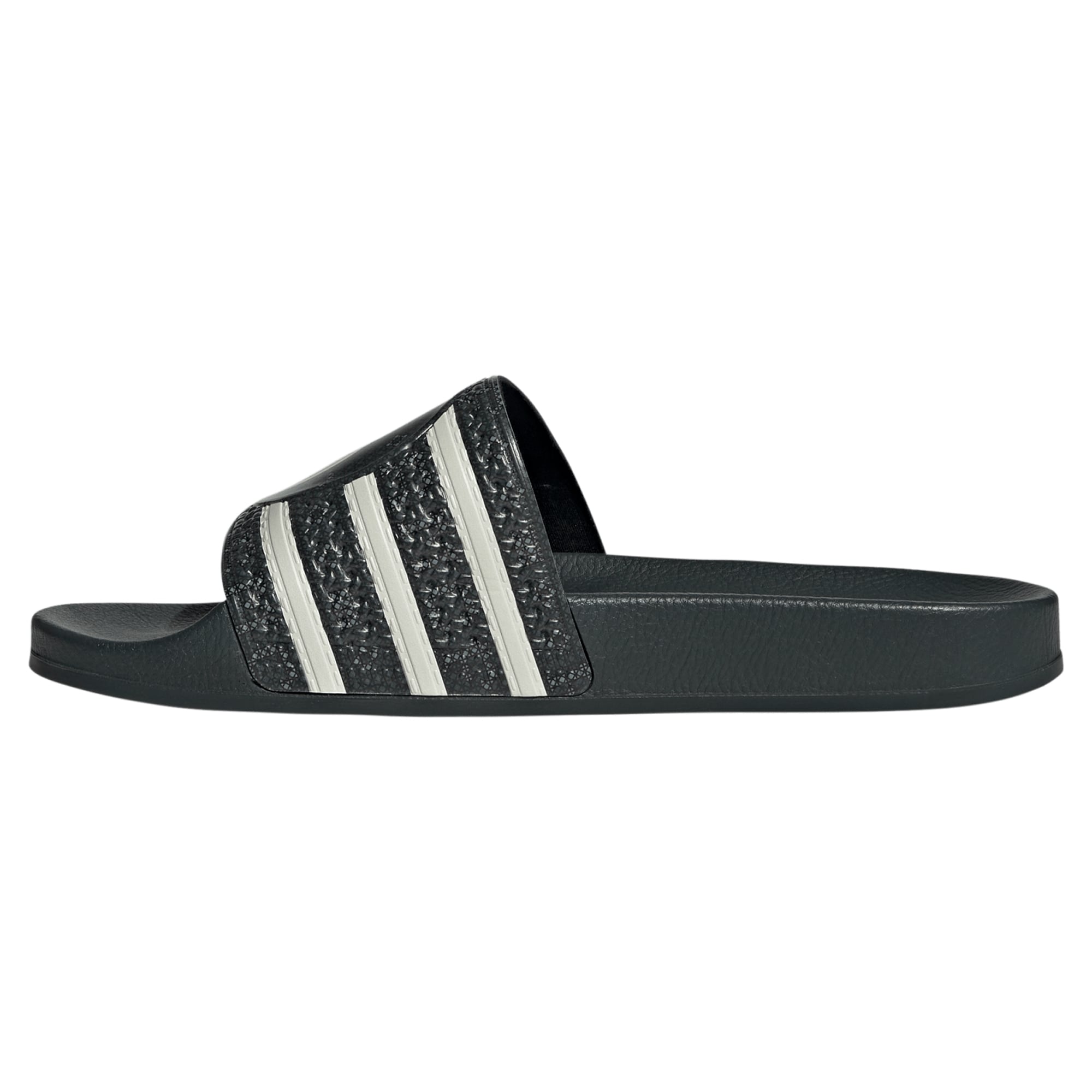 Sandales unisexes adidas Real Madrid noires à logo trèfle extérieur 2026/27