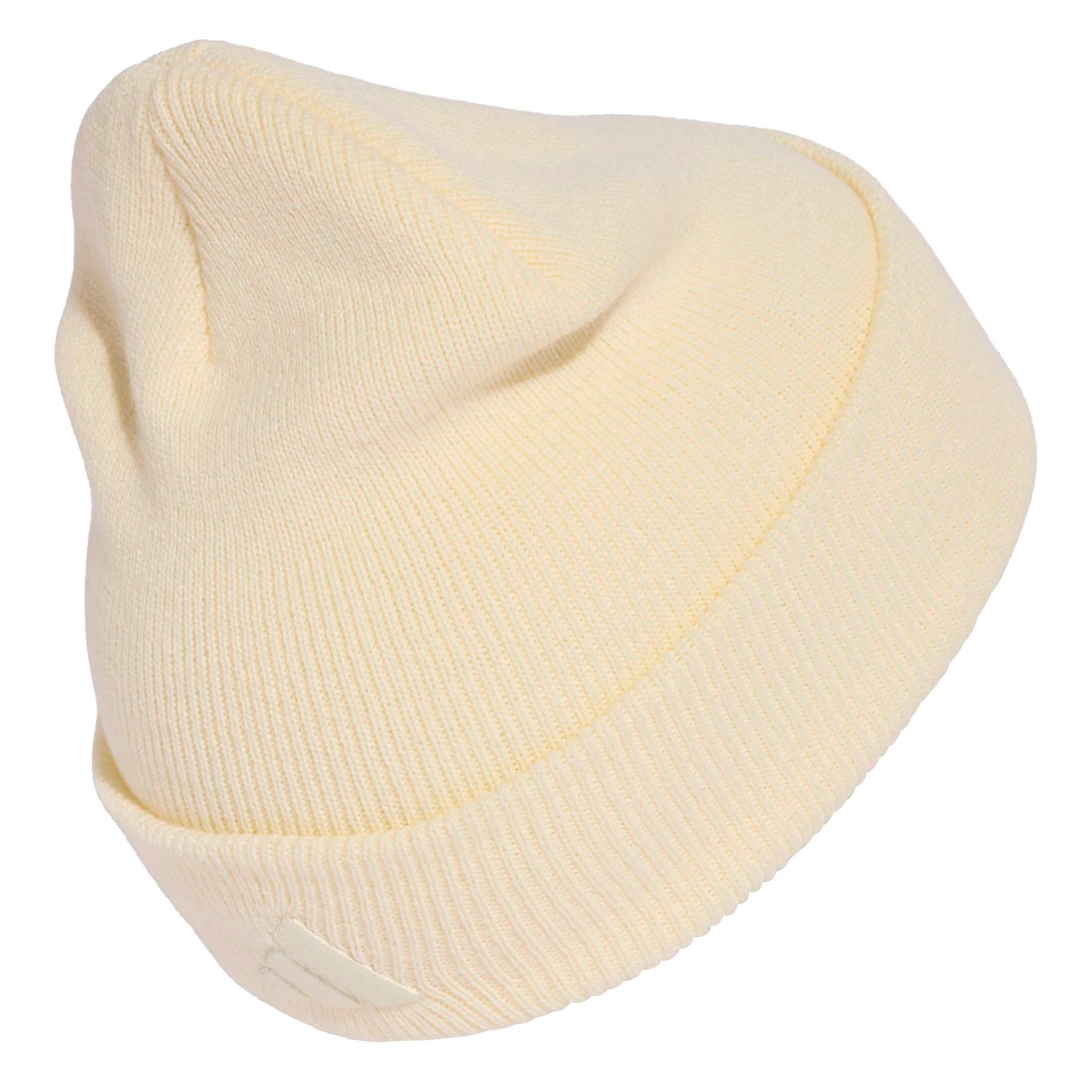 Unisex adidas Cream Real Madrid Cuffed Knit Hat