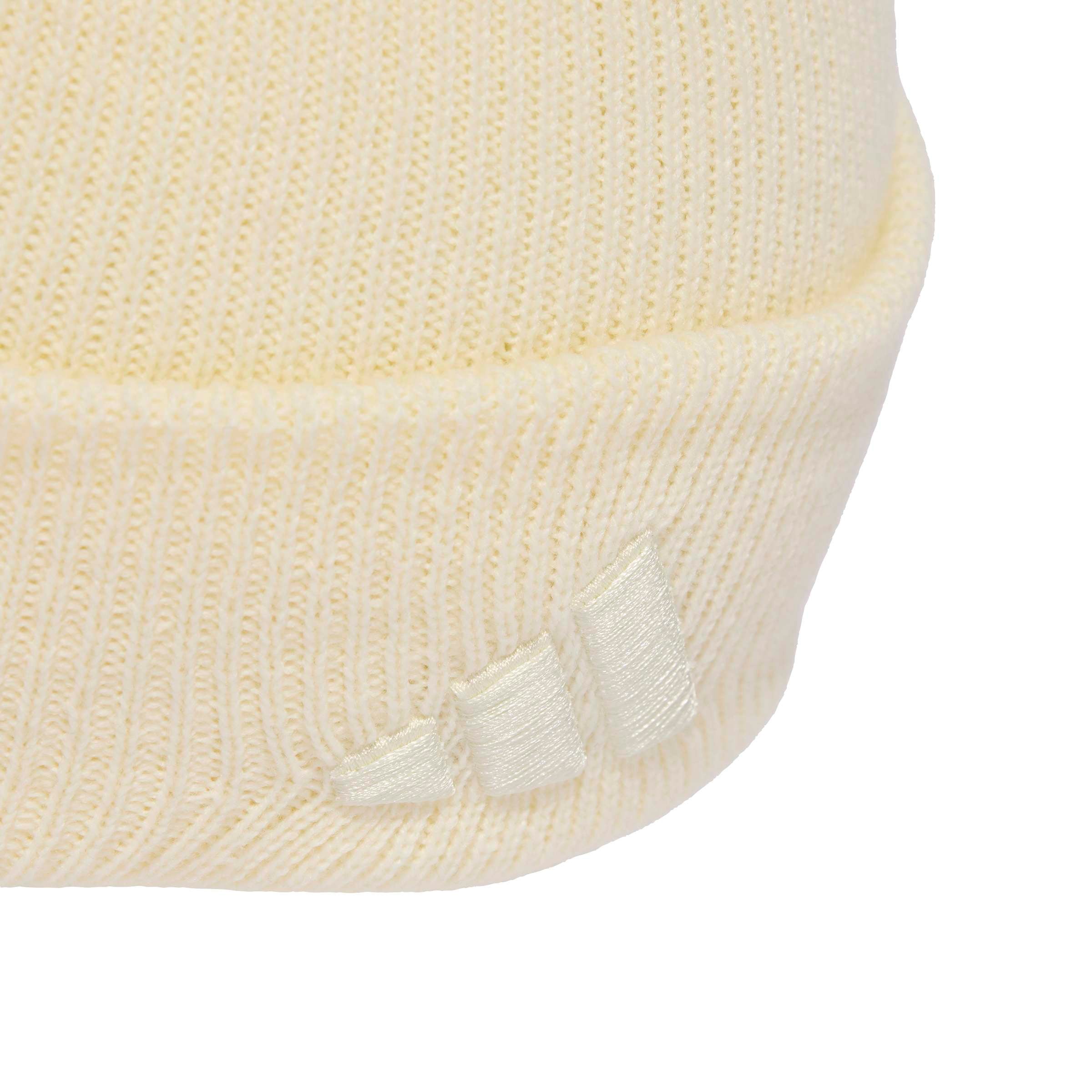 Unisex adidas Cream Real Madrid Cuffed Knit Hat