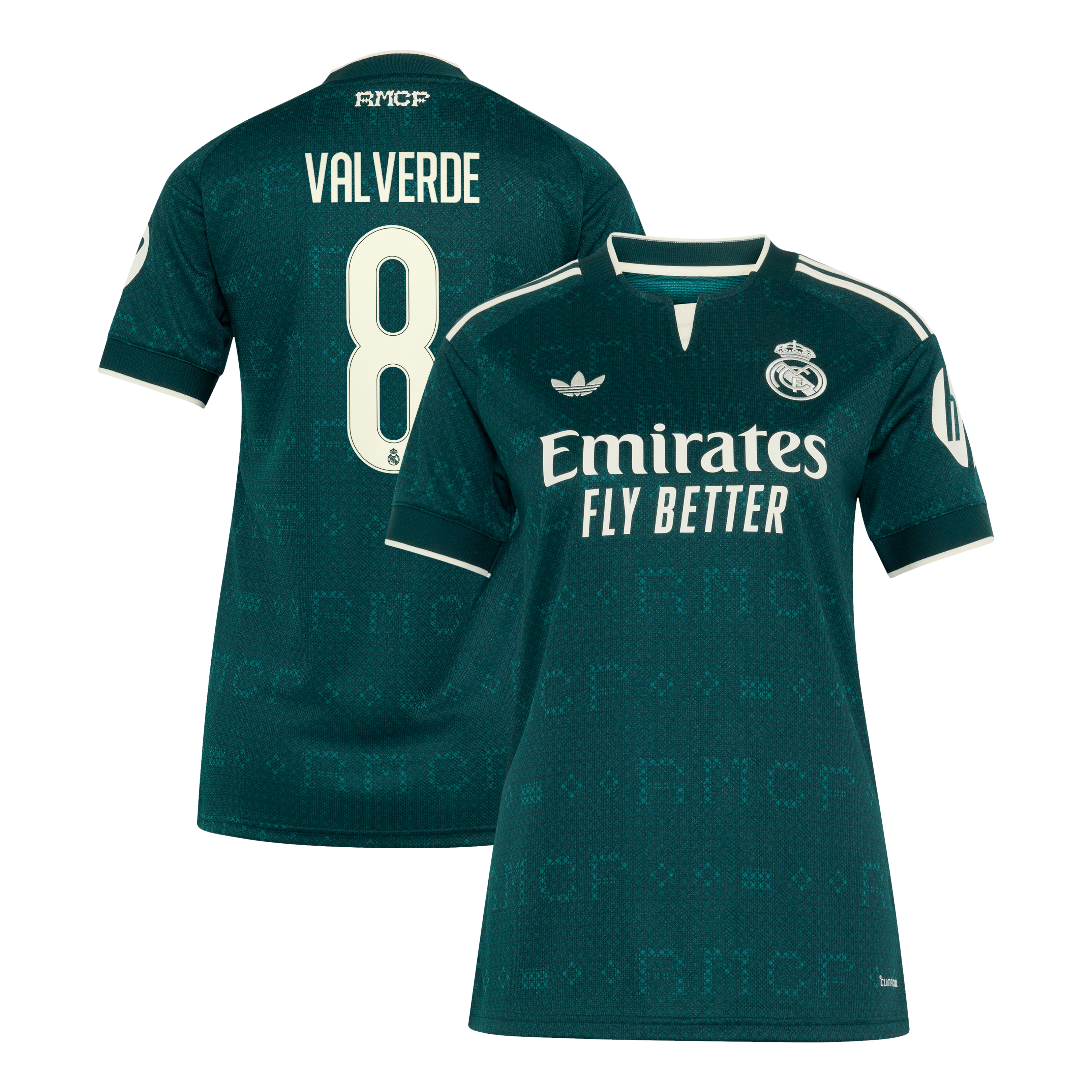Women's adidas Federico Valverde White Real Madrid 2026/27 Home Replica Jersey