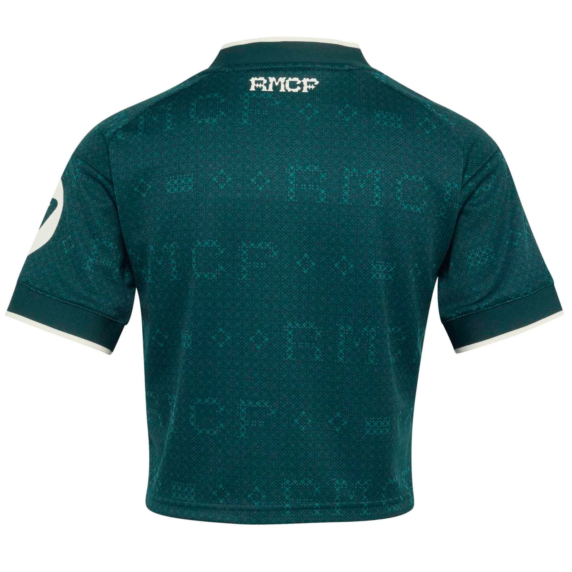Women's adidas Green Real Madrid 2026/27 Away Cropped Replica Jersey