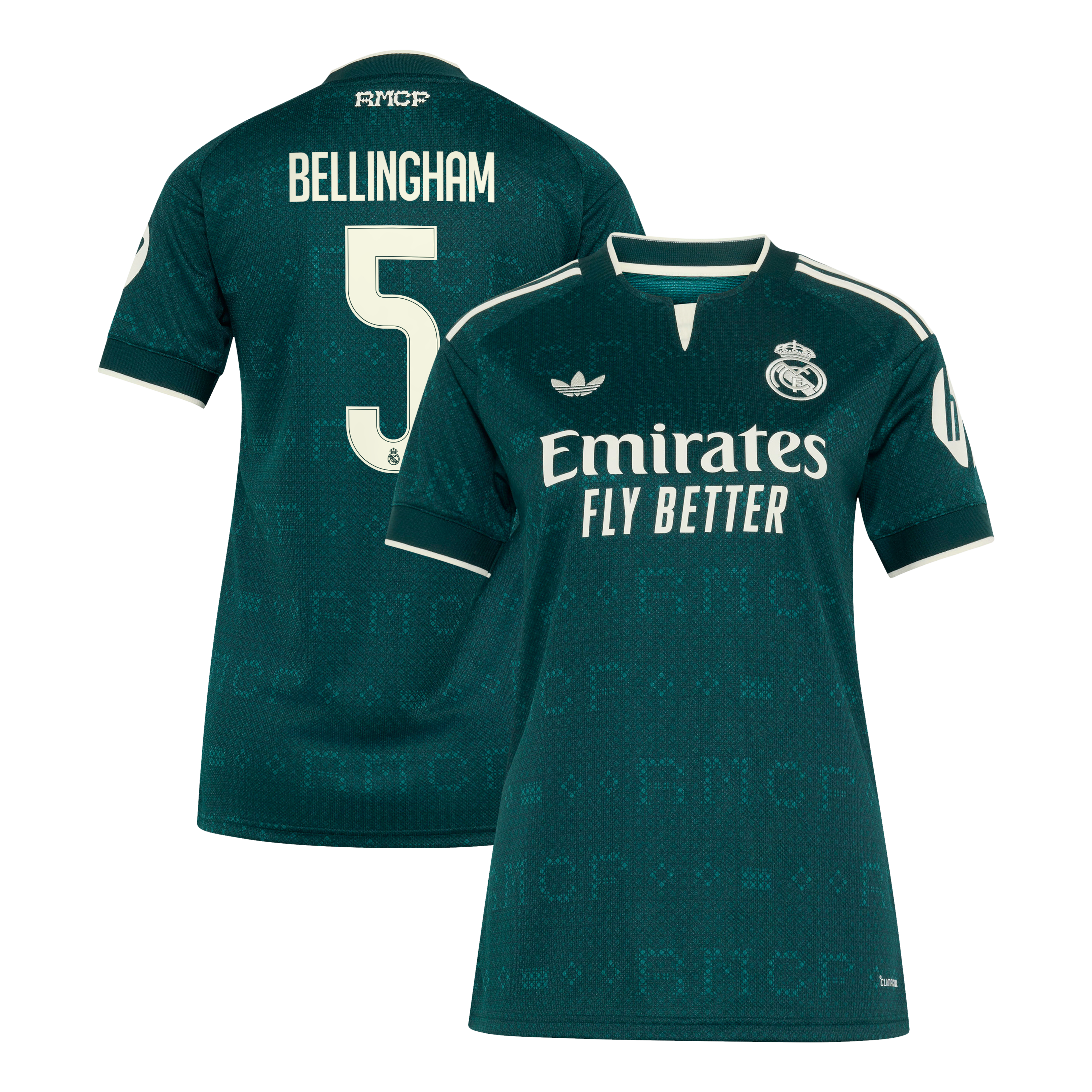 Maillot réplique domicile blanc adidas Jude Bellingham Real Madrid 2026/27 pour femme