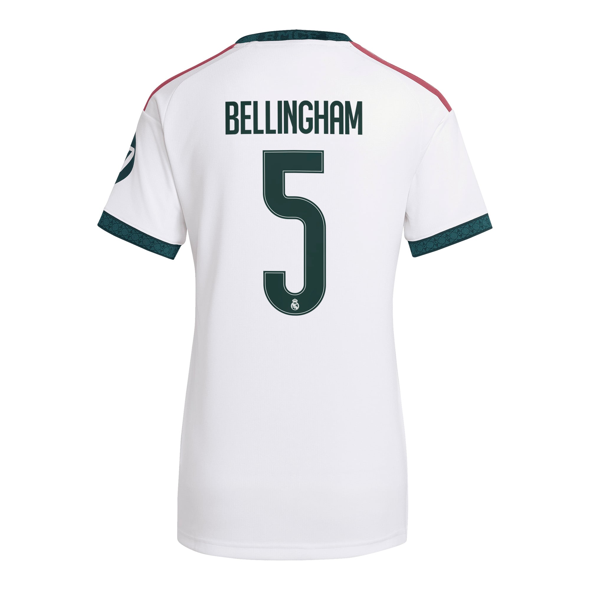 Women's adidas Jude Bellingham White Real Madrid 2026/27 Home Replica Jersey