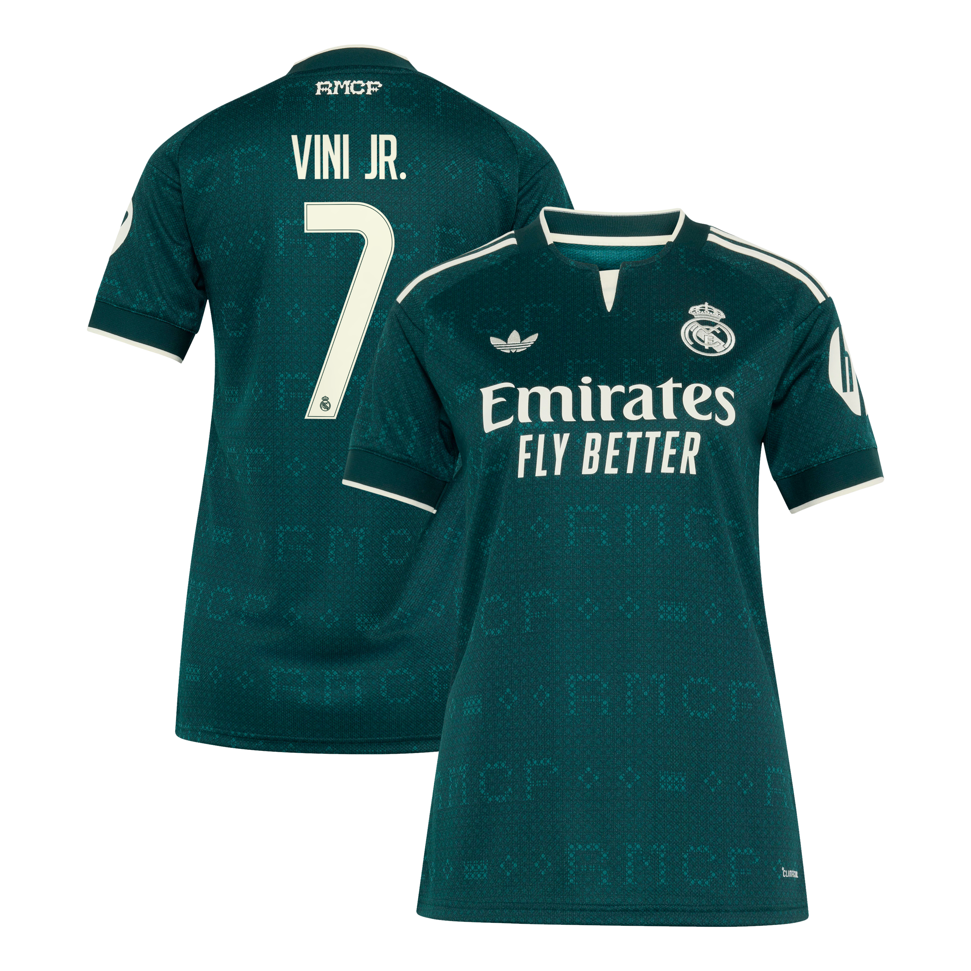 Women's adidas Vini Jr. White Real Madrid 2026/27 Home Replica Jersey