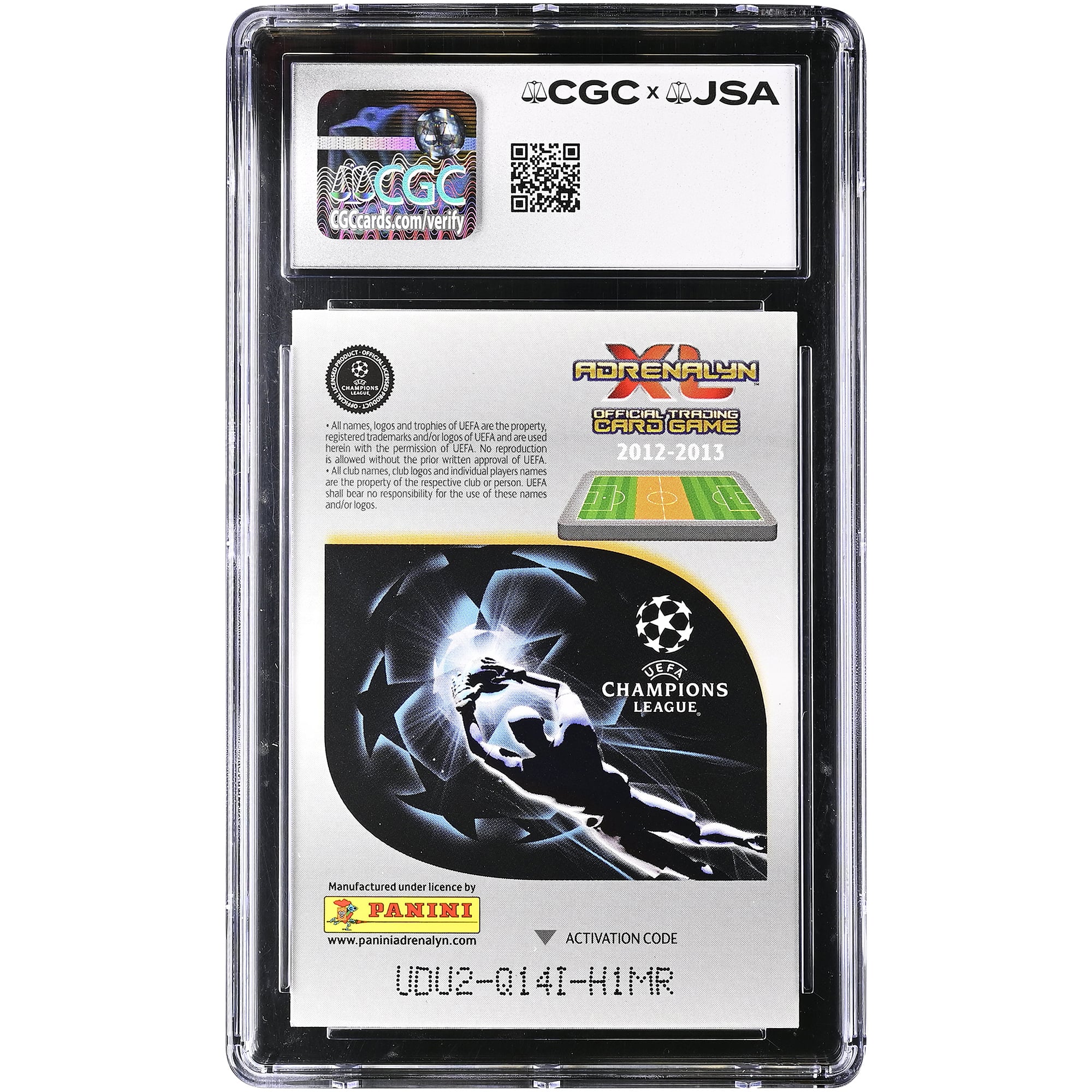 Xabi Alonso Real Madrid Autographed 2012-13 Panini Adrenalyn XL #NNO CGC Authenticated Auto 10 Card