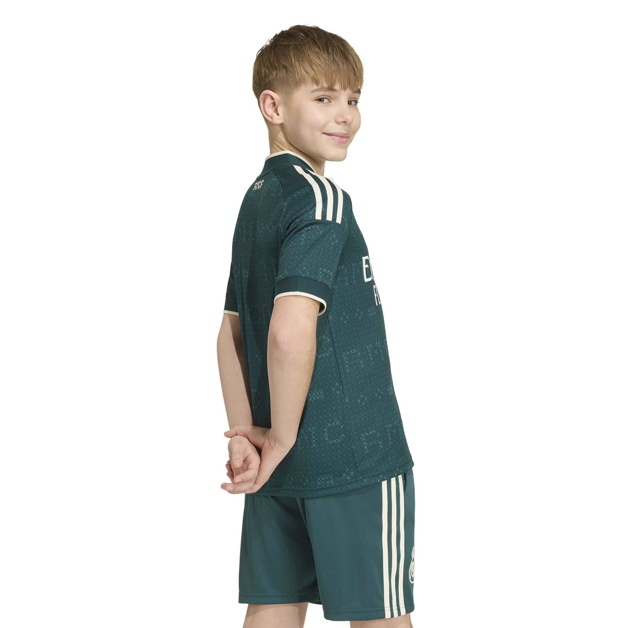 Youth adidas Green Real Madrid 2026/27 Away Replica Jersey