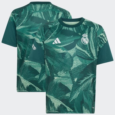 Maillot d'avant-match Real Madrid x FARM Rio adidas Youth - Vert