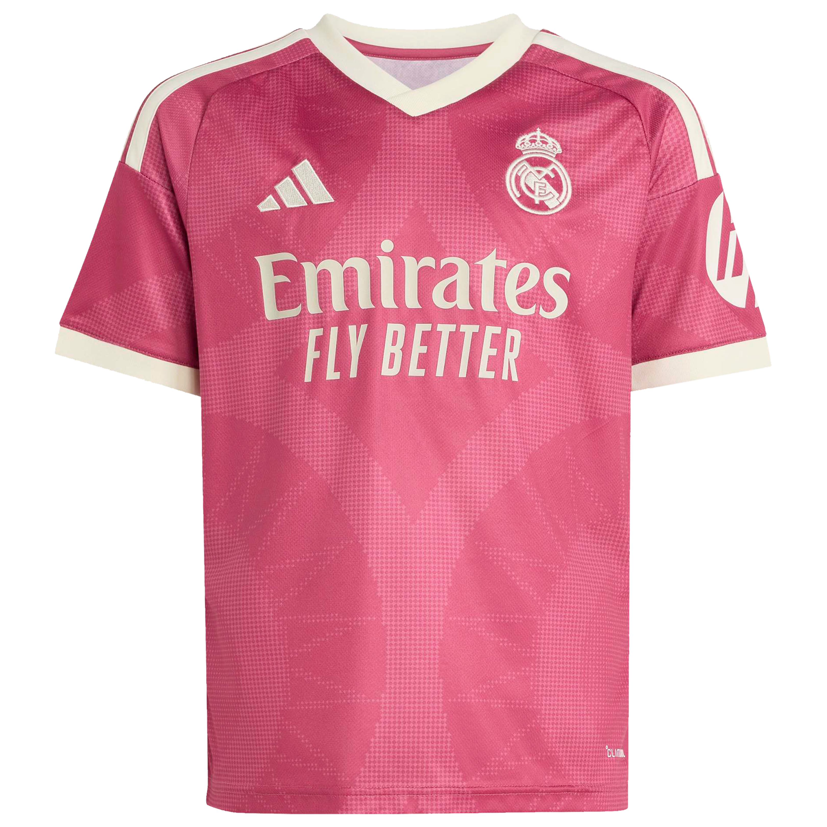 Maillot réplique adidas Kylian Mbappé rose Real Madrid 2026/27 Third pour enfant