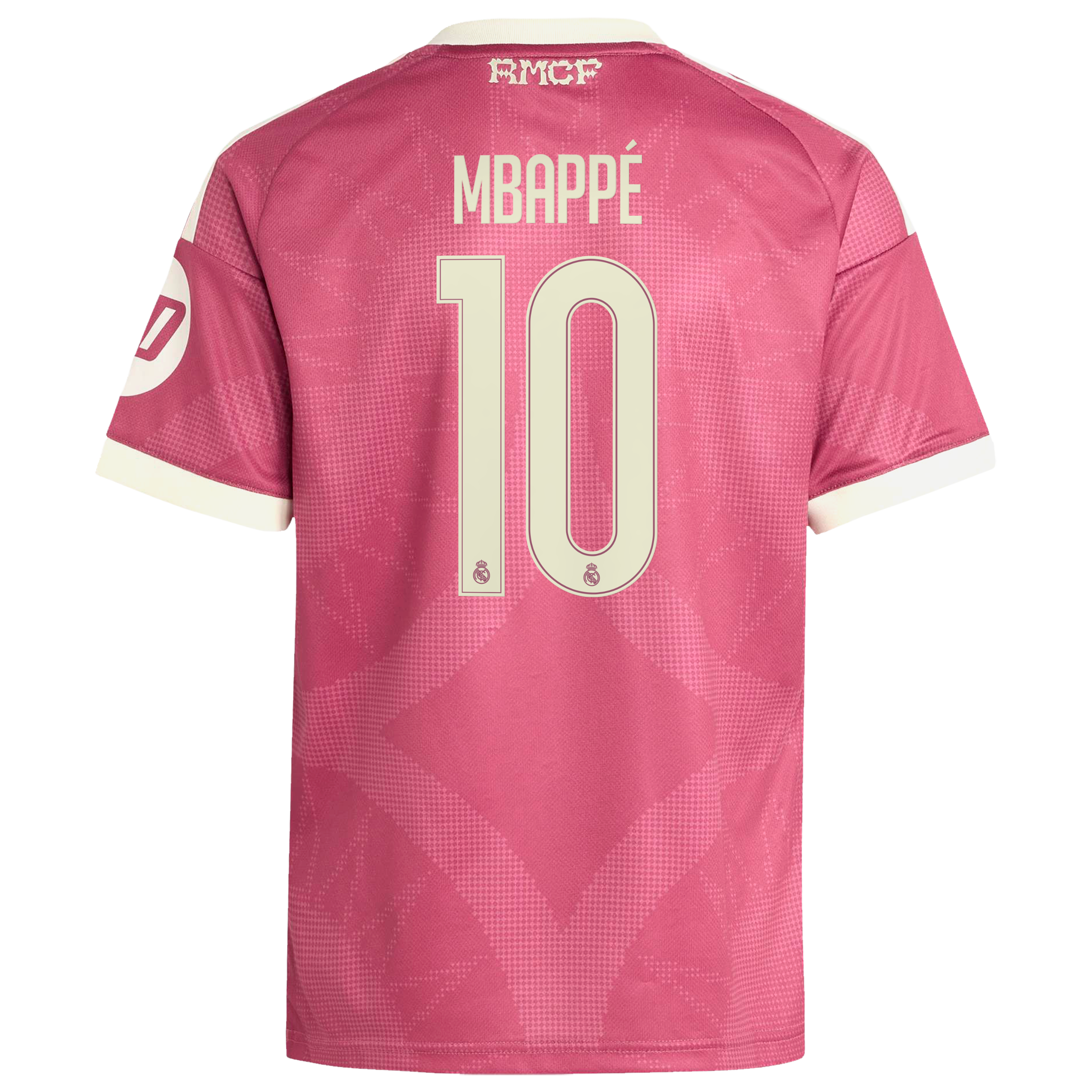 Maillot réplique adidas Kylian Mbappé rose Real Madrid 2026/27 Third pour enfant