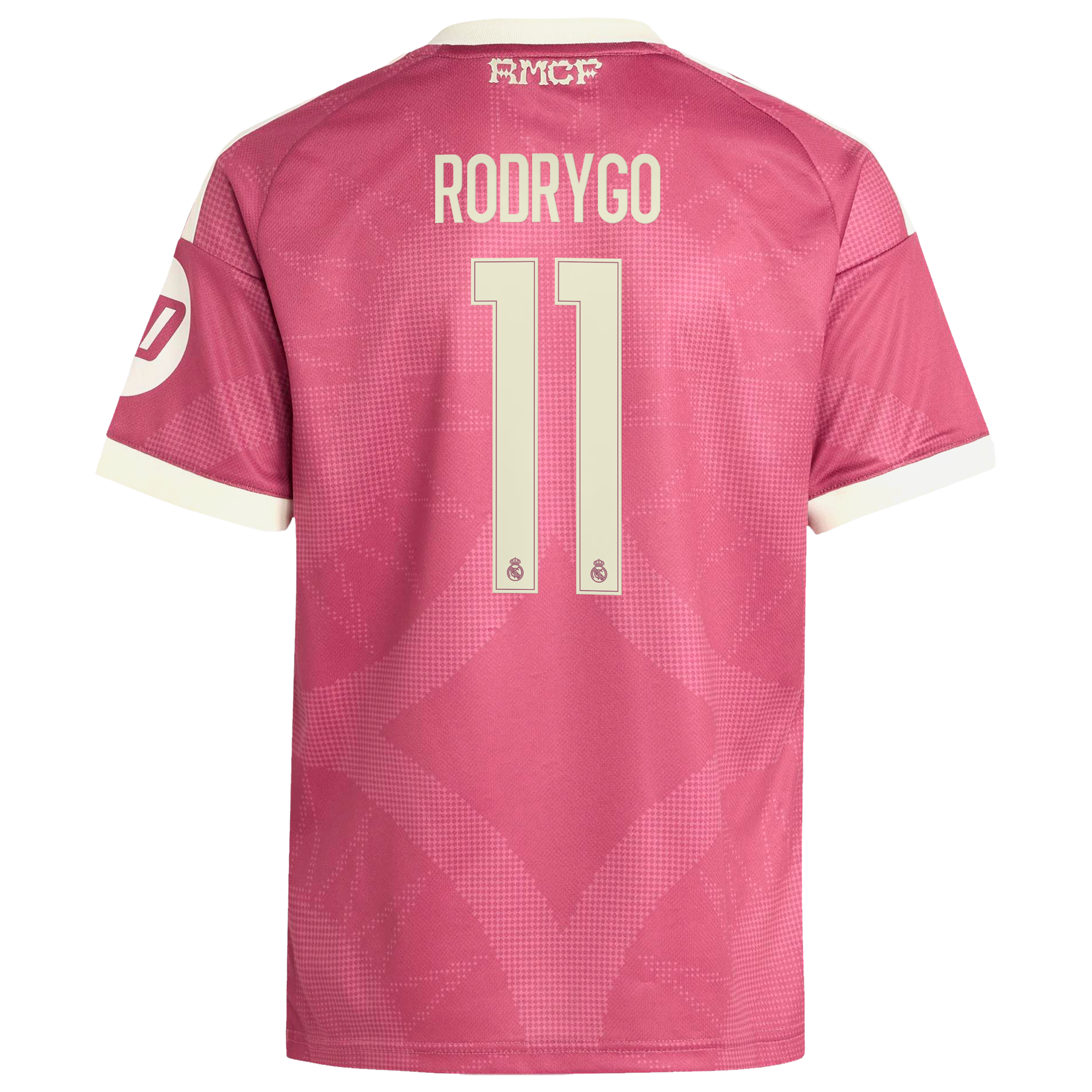 Maillot réplique troisième adidas Rodrygo rose Real Madrid 2026/27 pour enfant
