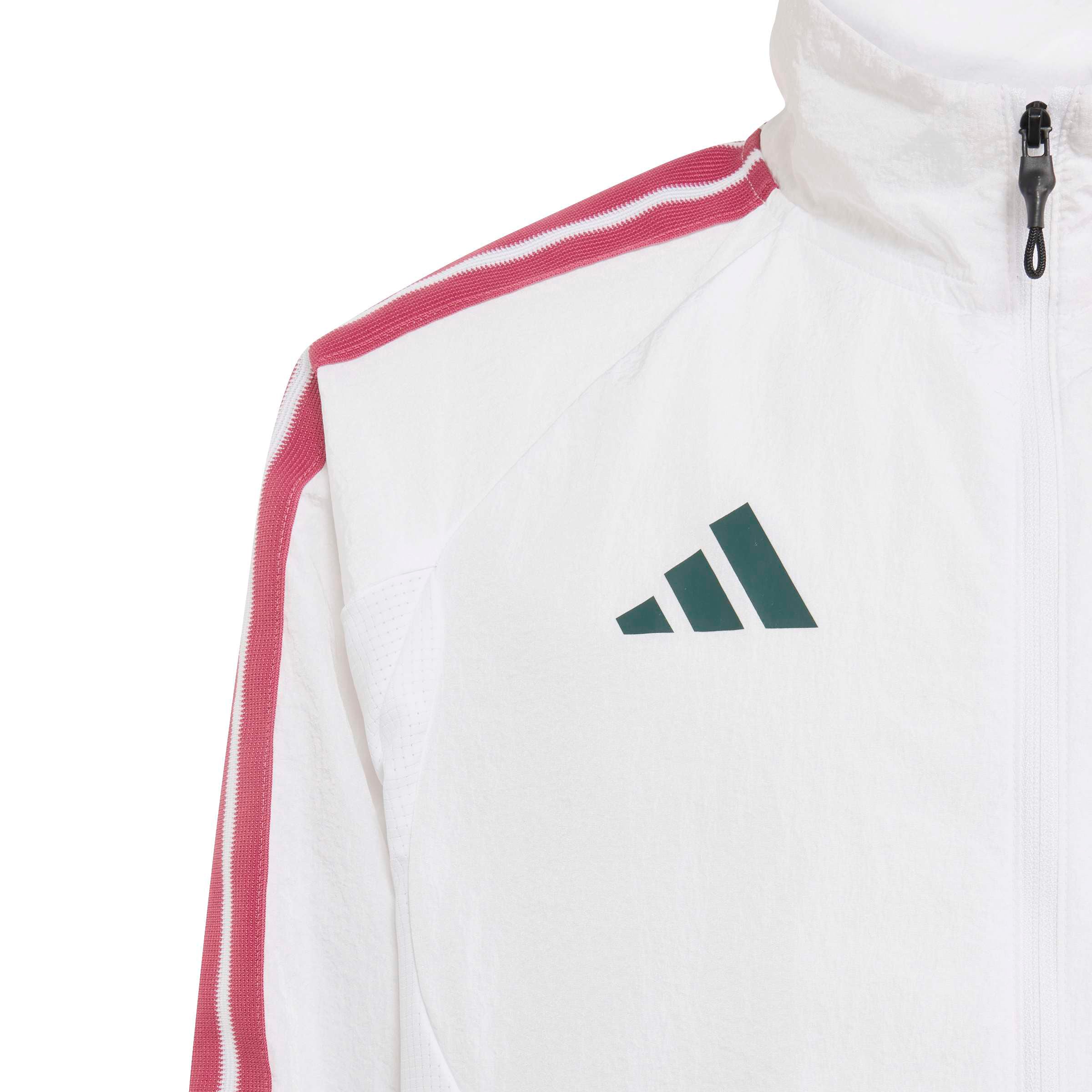 Youth adidas White Real Madrid 2026 Full-Zip Anthem Jacket