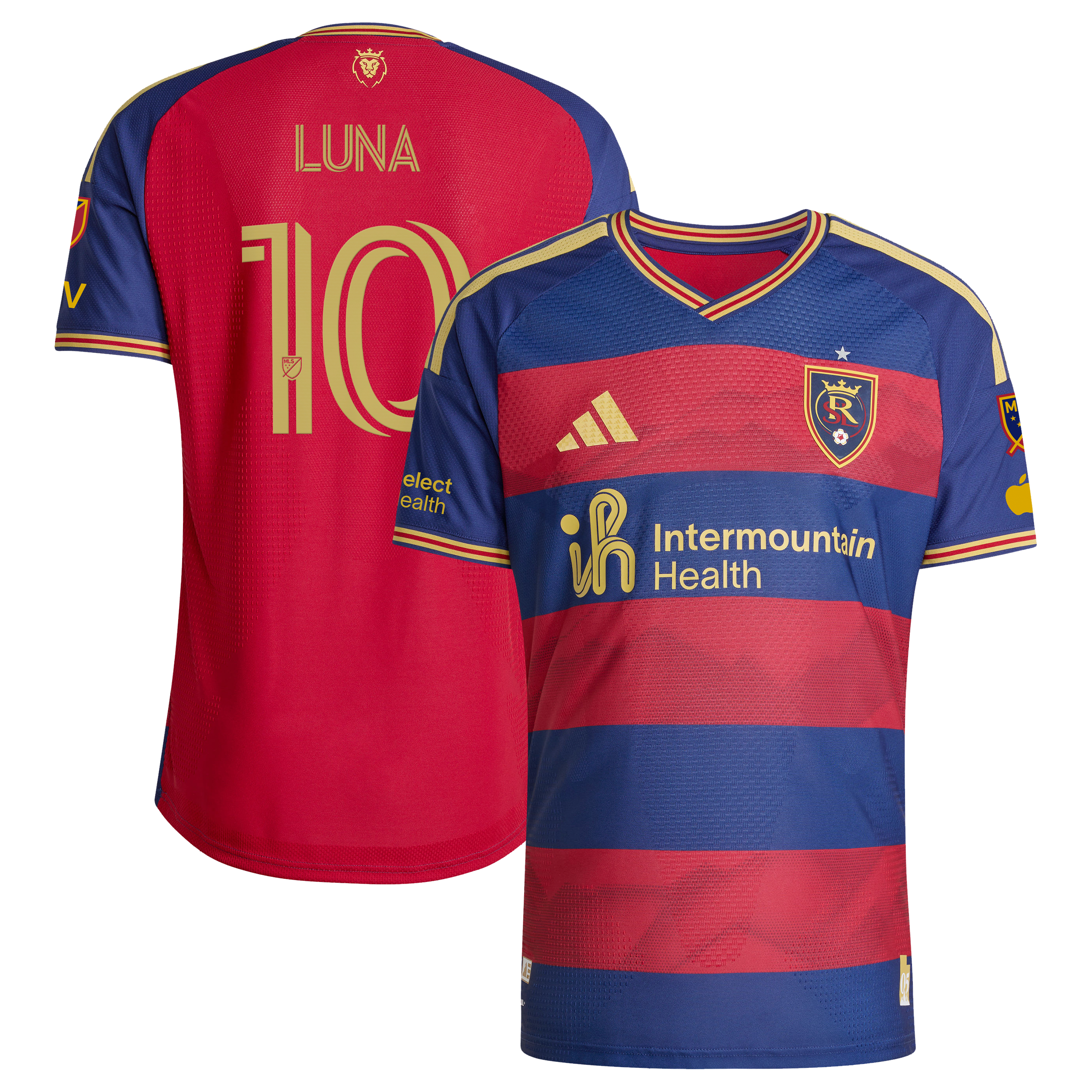 Men's Real Salt Lake Diego Luna adidas Red 2026 The Switchback Primary ...