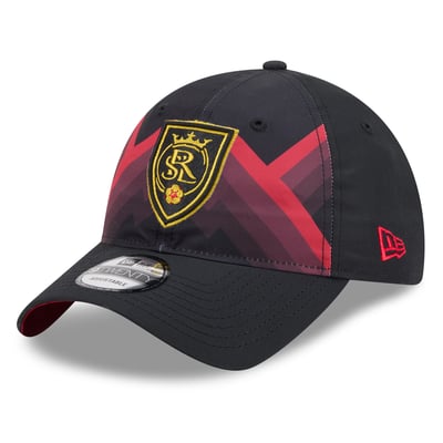 Real Salt Lake New Era Youth 2026 Third Jersey Hook 9TWENTY Adjustable Hat - Black
