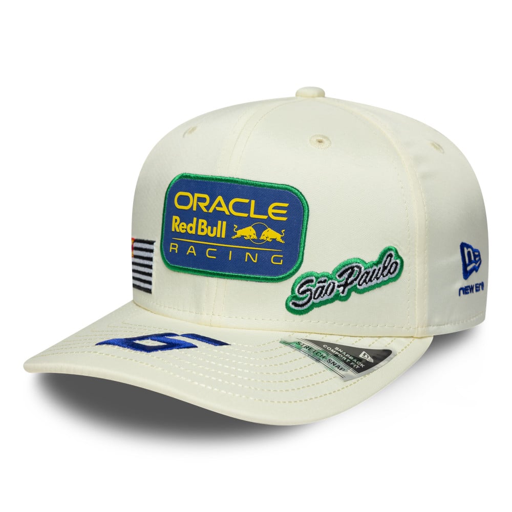 Casquette ajustable New Era blanche Red Bull Racing Grand Prix de São Paulo 9SEVENTY
