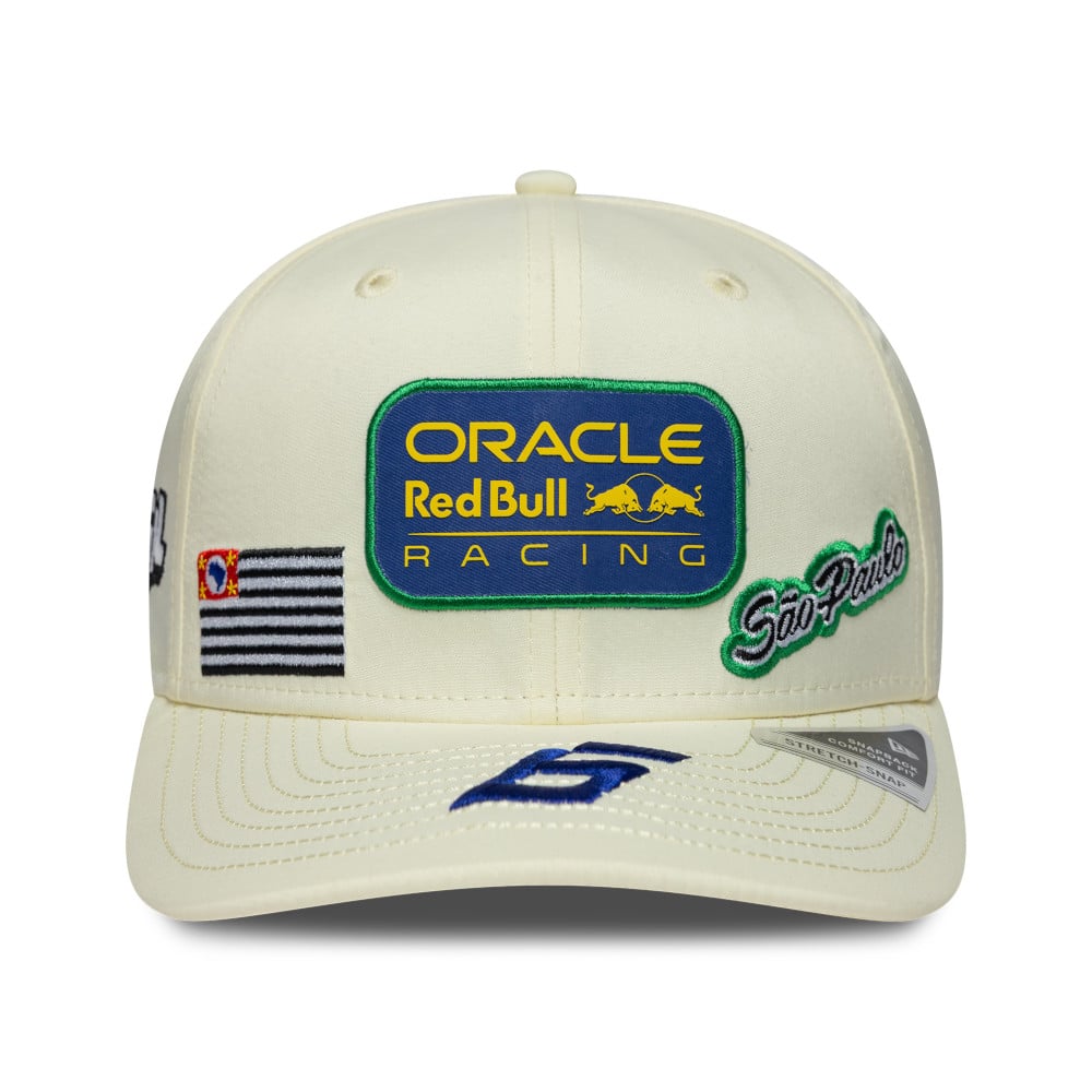 Casquette ajustable New Era blanche Red Bull Racing Grand Prix de São Paulo 9SEVENTY
