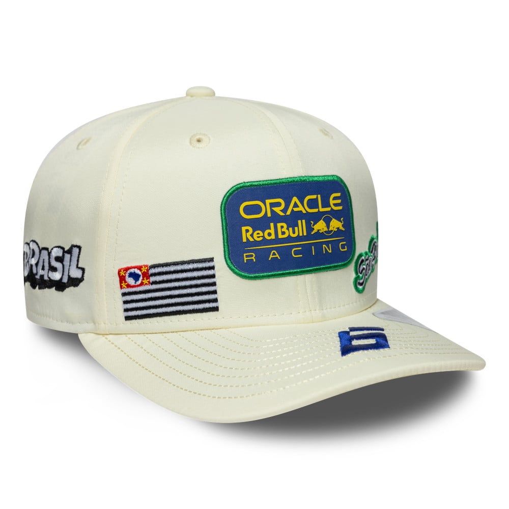 Casquette ajustable New Era blanche Red Bull Racing Grand Prix de São Paulo 9SEVENTY