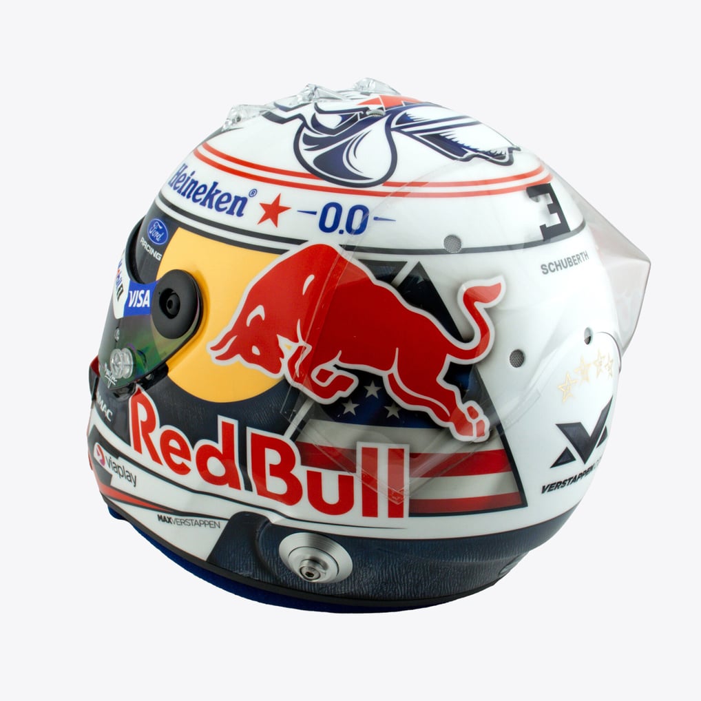 Max Verstappen 2026 United States GP Helmet - 1:2 Model