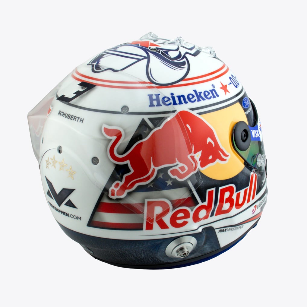 Max P Model Max Verstappen 2026 United States GP Helmet - 1:4 Model