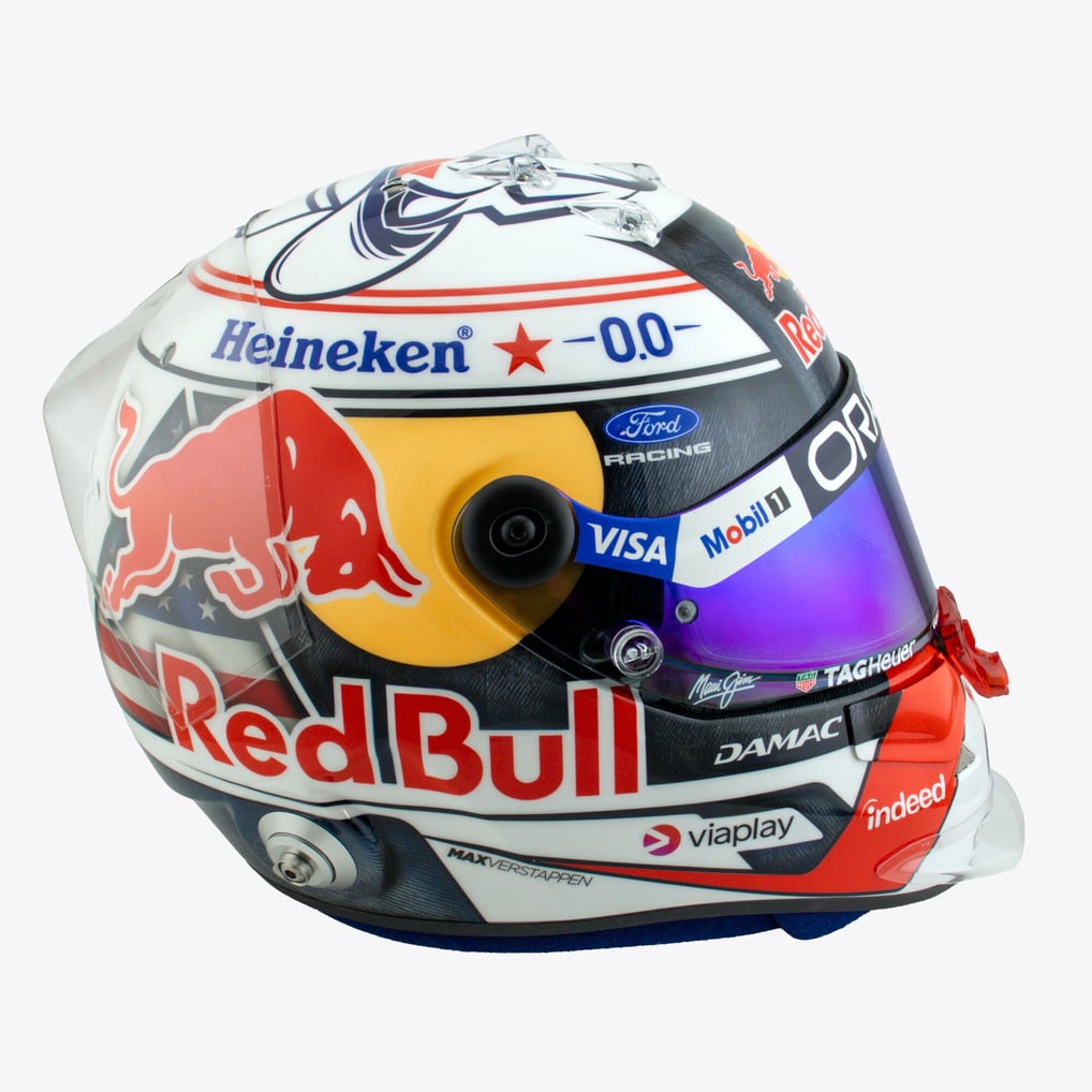 Max Verstappen 1:4 2026 Austin United States GP Helmet