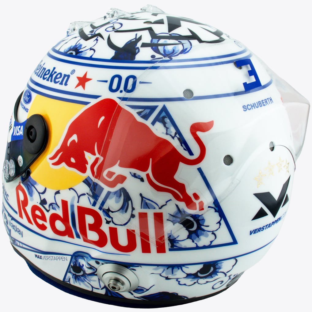 Max Verstappen Red Bull Racing 2026 Dutch GP Helmet – 1:2 Model