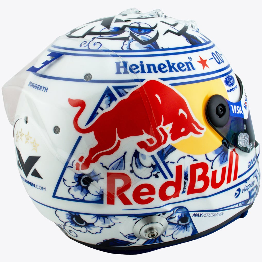 Max Verstappen Red Bull Racing 2026 Dutch GP Helmet – 1:4 Model