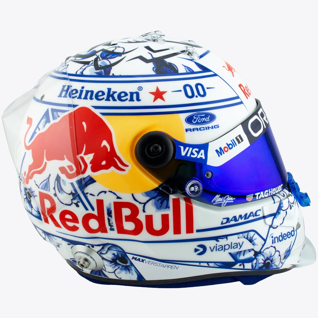 Max Verstappen Red Bull Racing 2026 Dutch GP Helmet – 1:4 Model