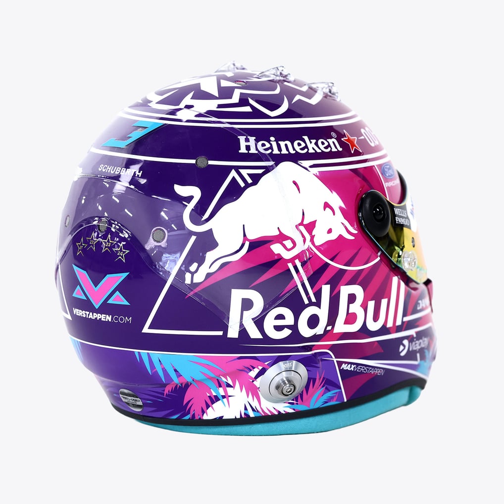 Max Verstappen Red Bull Racing 2026 Miami GP Helmet- 1:4 Model