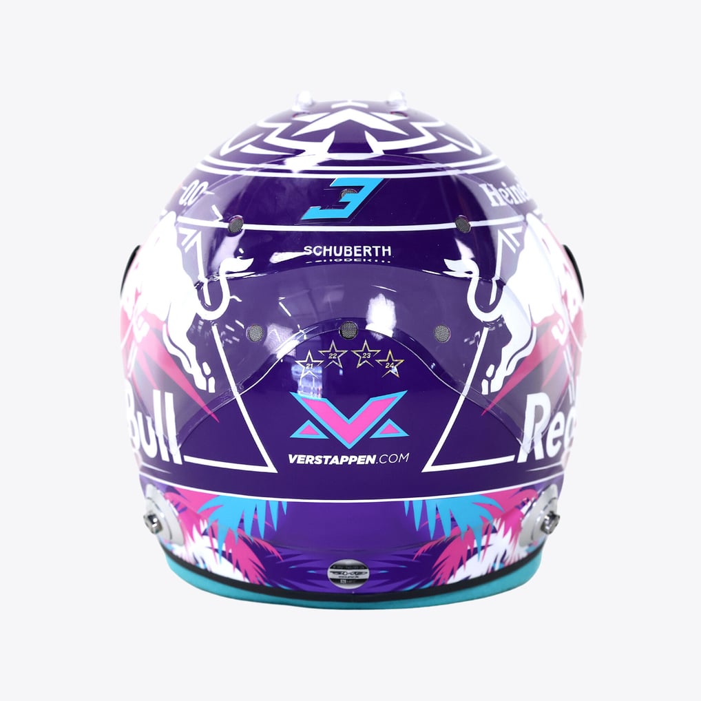 Max Verstappen Red Bull Racing 2026 Miami GP Helmet- 1:4 Model