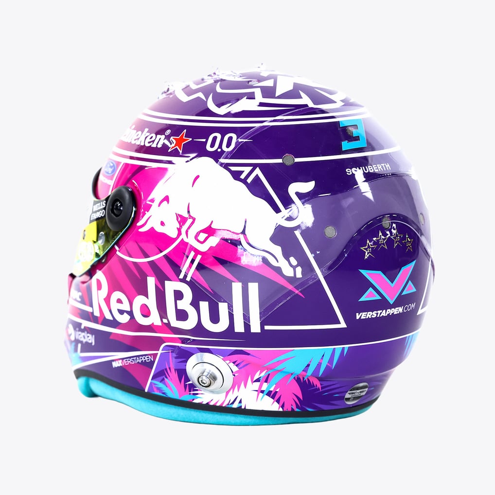 Max Verstappen Red Bull Racing 2026 Miami GP Helmet- 1:4 Model