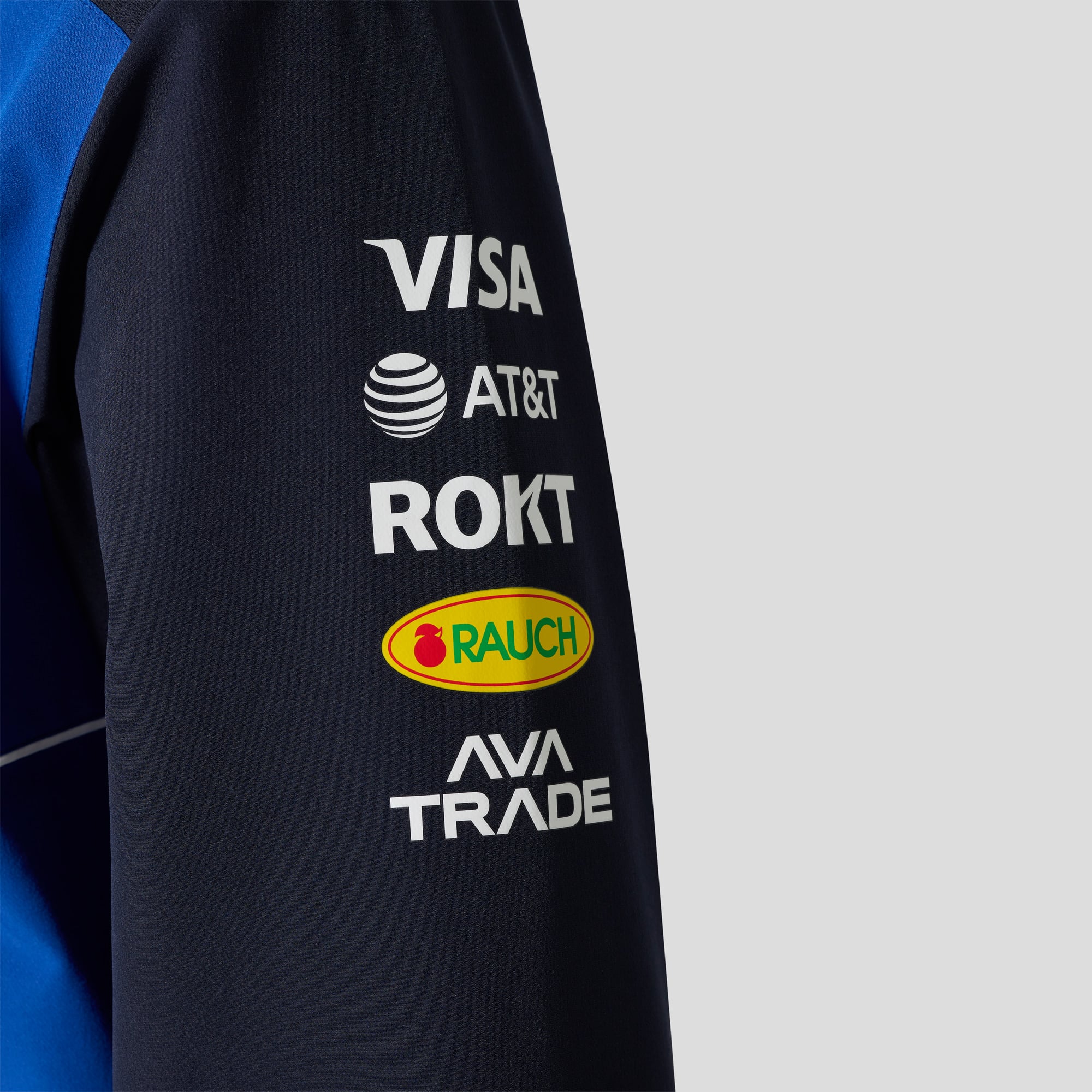 Veste bomber réplique Red Bull Racing bleu Castore pour homme
