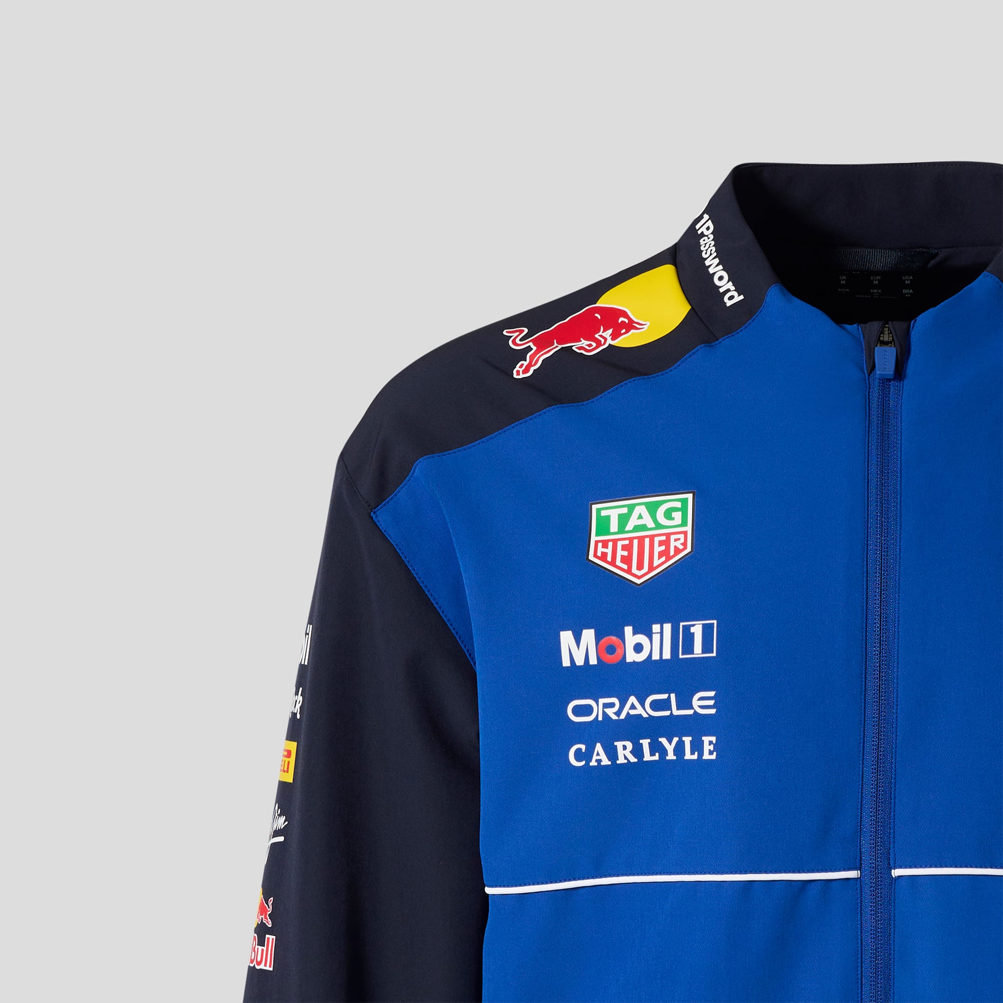 Veste bomber réplique Red Bull Racing bleu Castore pour homme