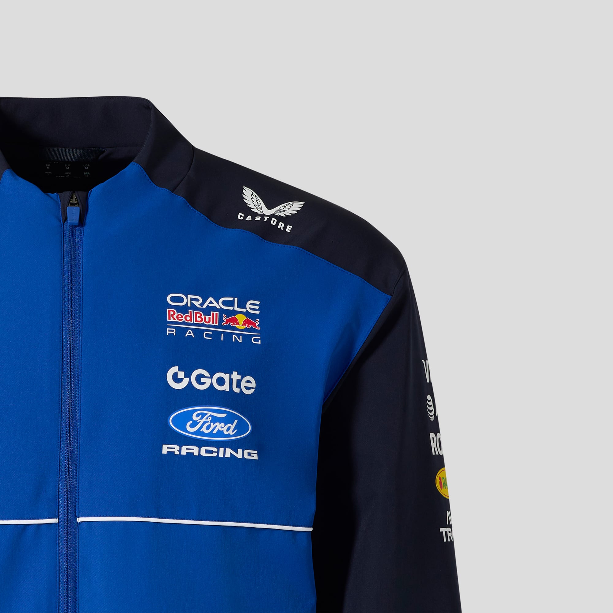 Veste bomber réplique Red Bull Racing bleu Castore pour homme