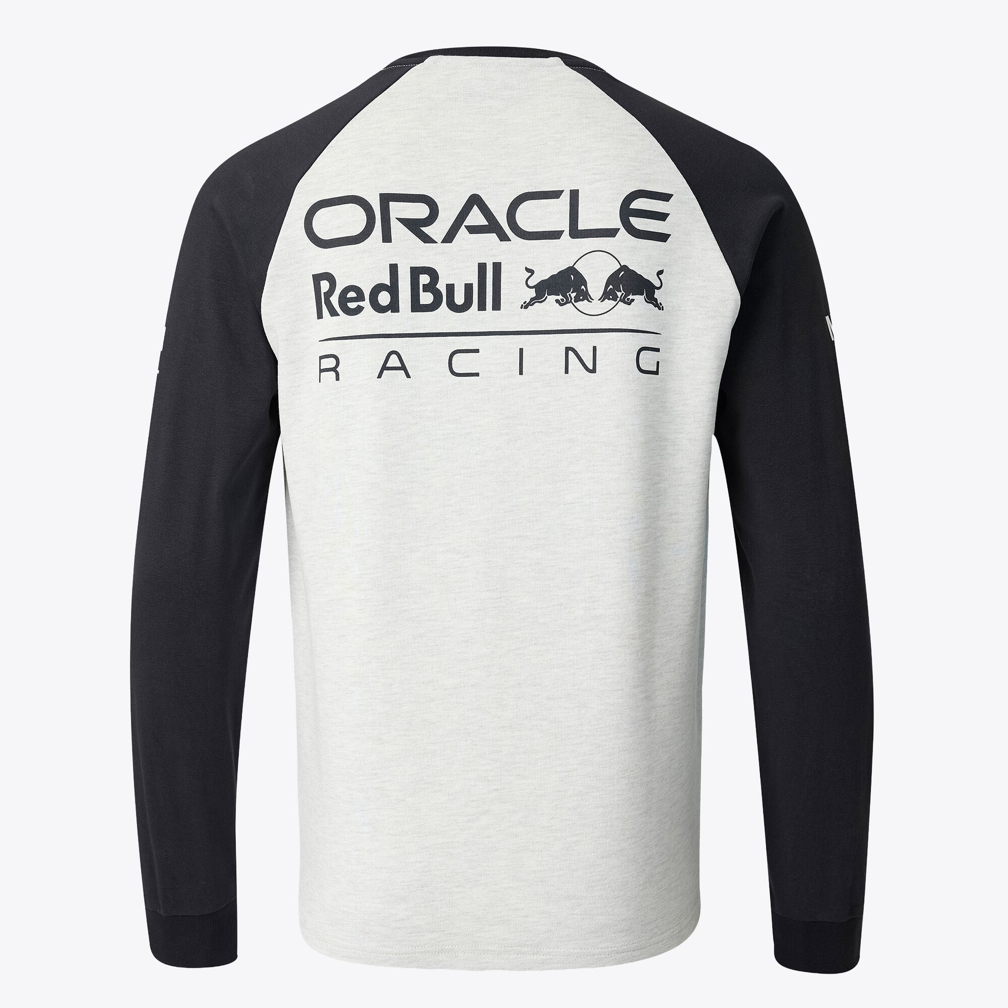Men's Castore White Red Bull Racing Classic Raglan Long Sleeve T-Shirt