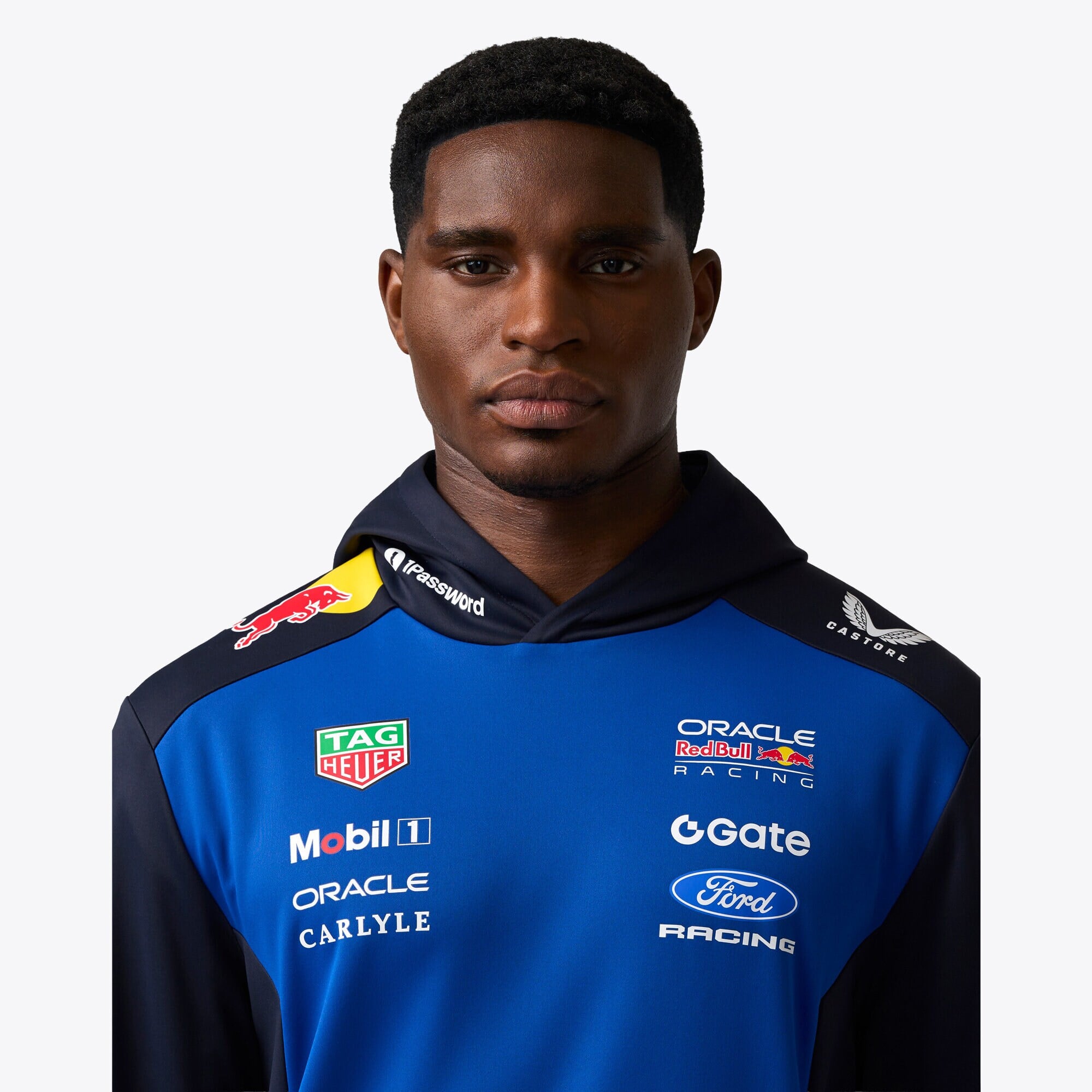 Sweat à capuche manches longues pour homme, réplique Oracle Red Bull Racing 2026, bleu marine