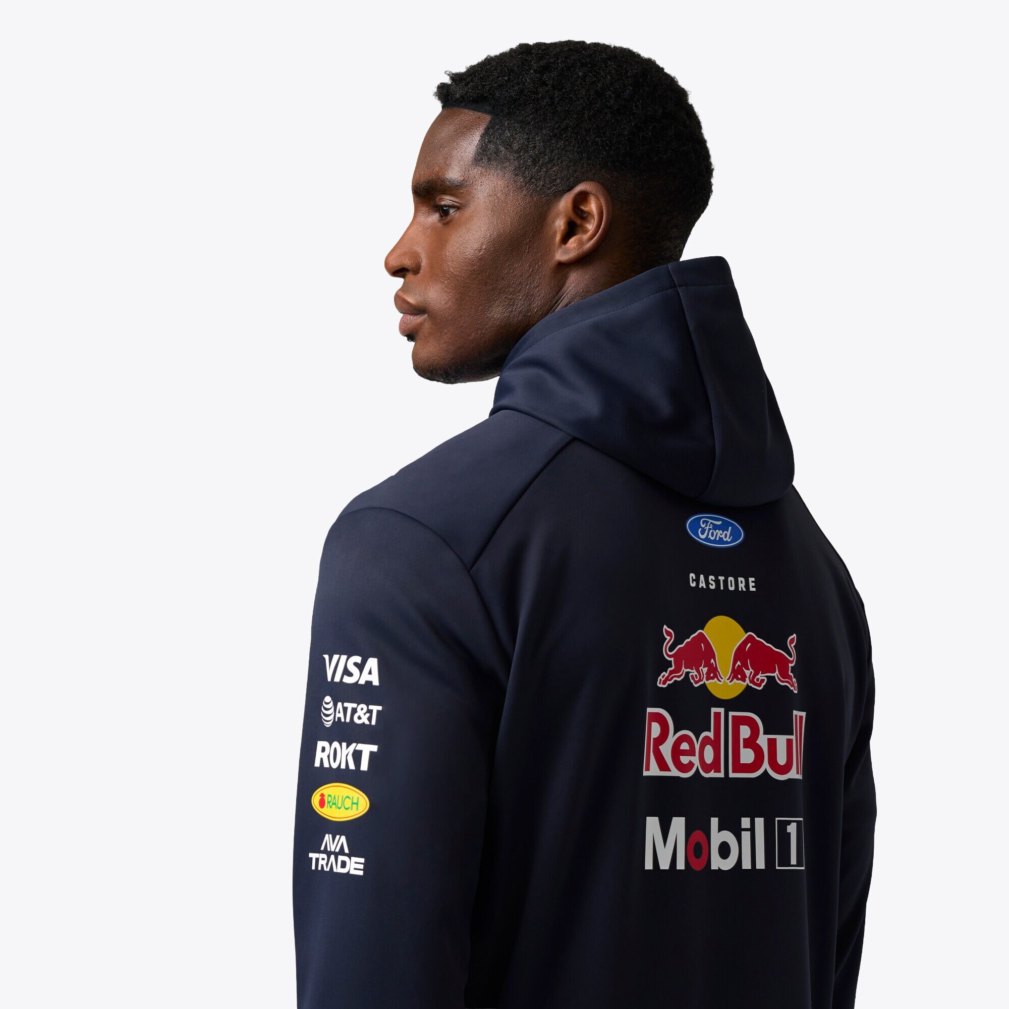 Sweat à capuche manches longues pour homme, réplique Oracle Red Bull Racing 2026, bleu marine