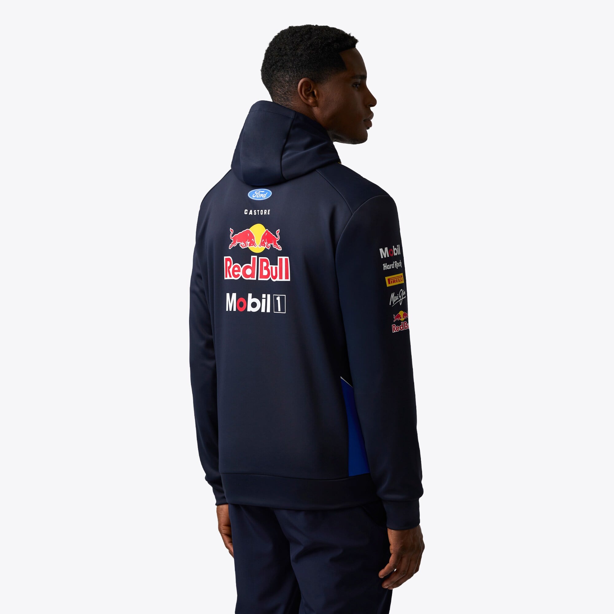 Sweat à capuche manches longues pour homme, réplique Oracle Red Bull Racing 2026, bleu marine