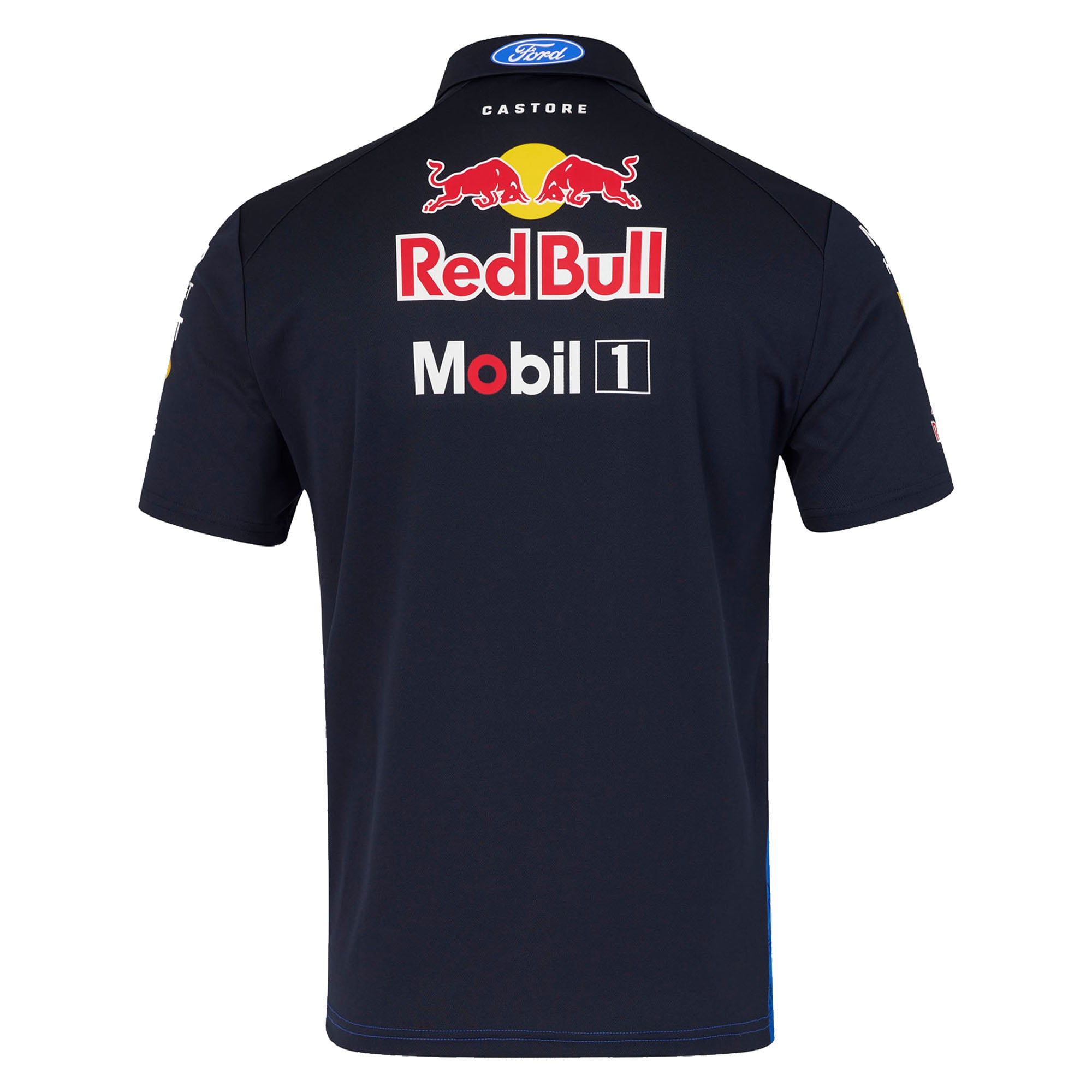 Men's Navy Oracle Red Bull Racing 2026 Replica Short Sleeve Polo Shirt