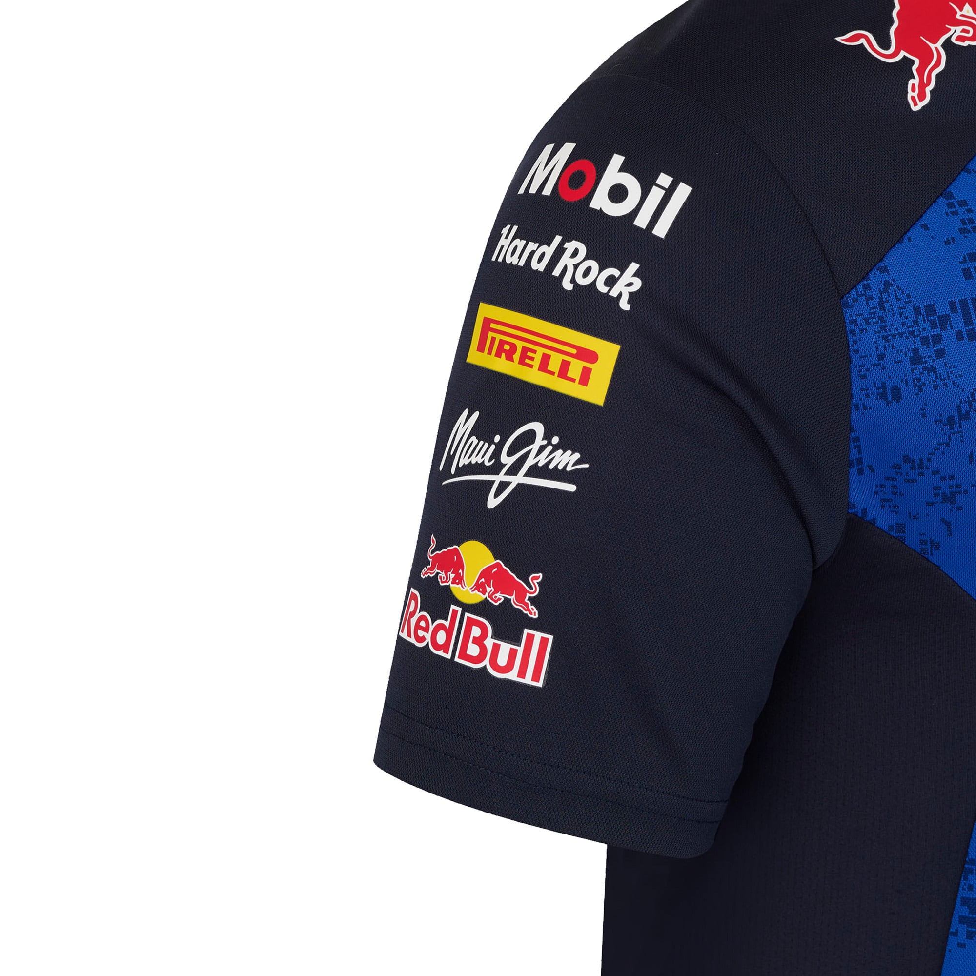 Men's Navy Oracle Red Bull Racing 2026 Replica Short Sleeve Polo Shirt