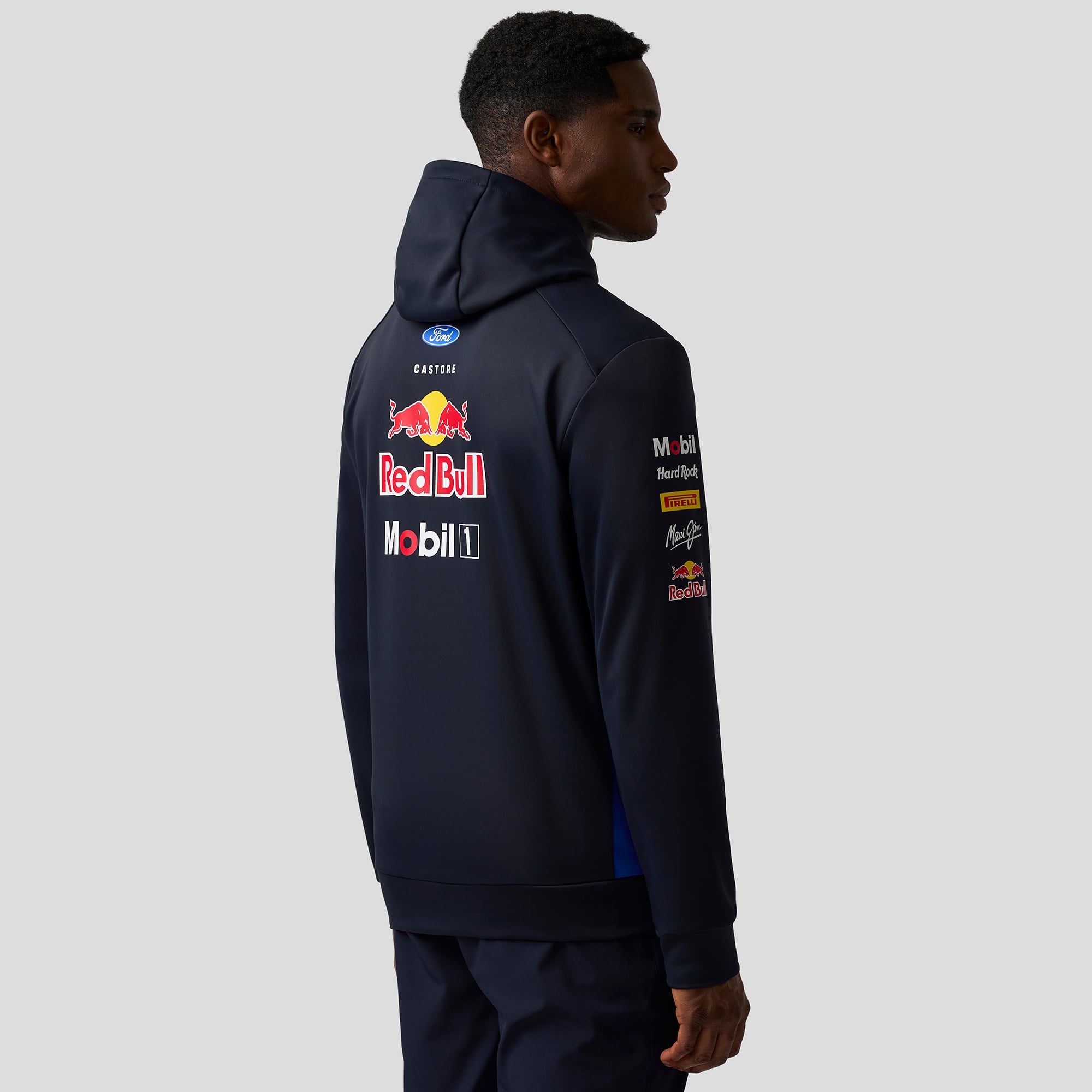 Men's Navy/Royal Red Bull Racing 2026 Replica Full-Zip Hoodie