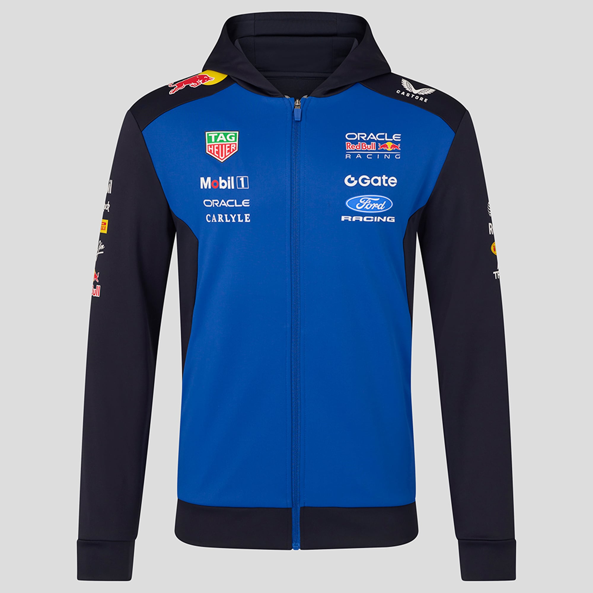 Men's Navy/Royal Red Bull Racing 2026 Replica Full-Zip Hoodie