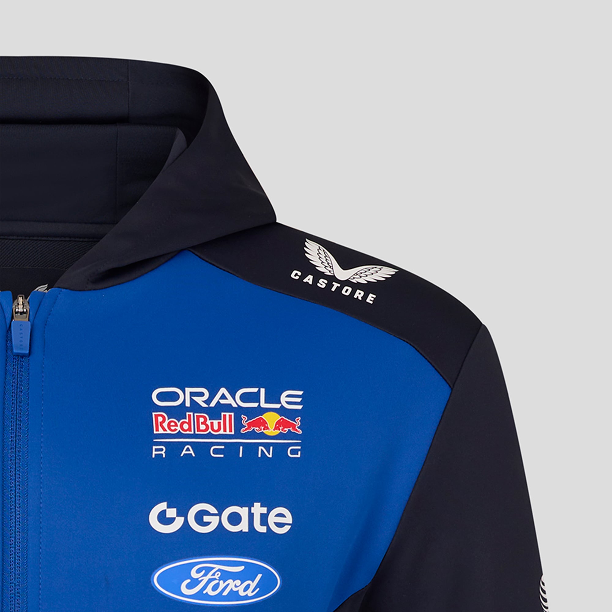 Men's Navy/Royal Red Bull Racing 2026 Replica Full-Zip Hoodie