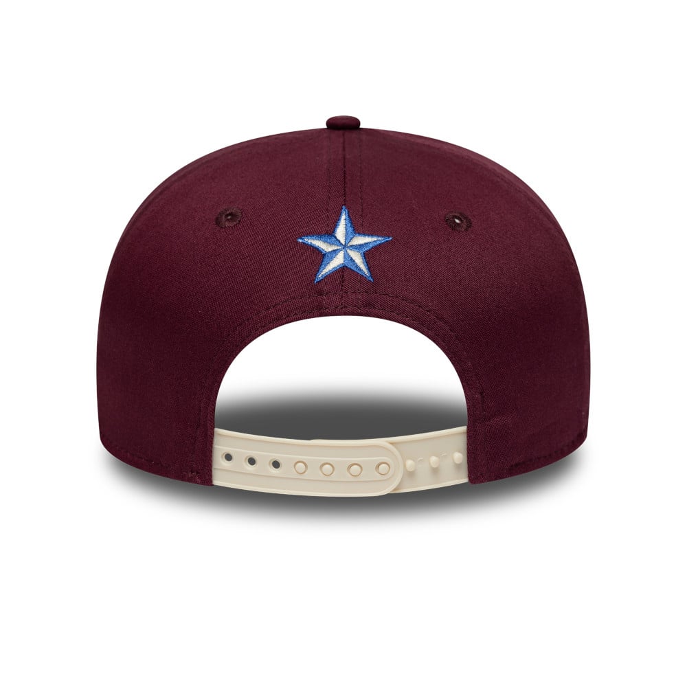 Casquette ajustable New Era Isack Hadjar bordeaux/kaki Red Bull Racing Austin Grand Prix 9SEVENTY pour homme
